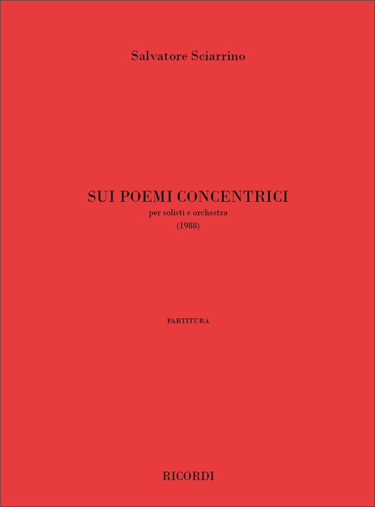 Sui Poemi Concentrici